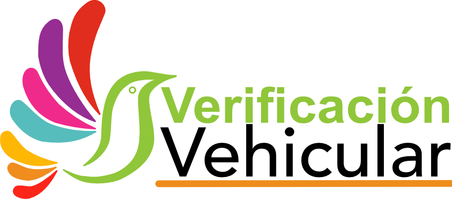 Logotipo oficial sin fondo de pájaro de colores para el programa de verificación vehicular en el estado de México para vehículos automotores de Gasolina y Diesel